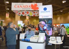 The Atlantic Canada pavilion was a hub of activity during the show.